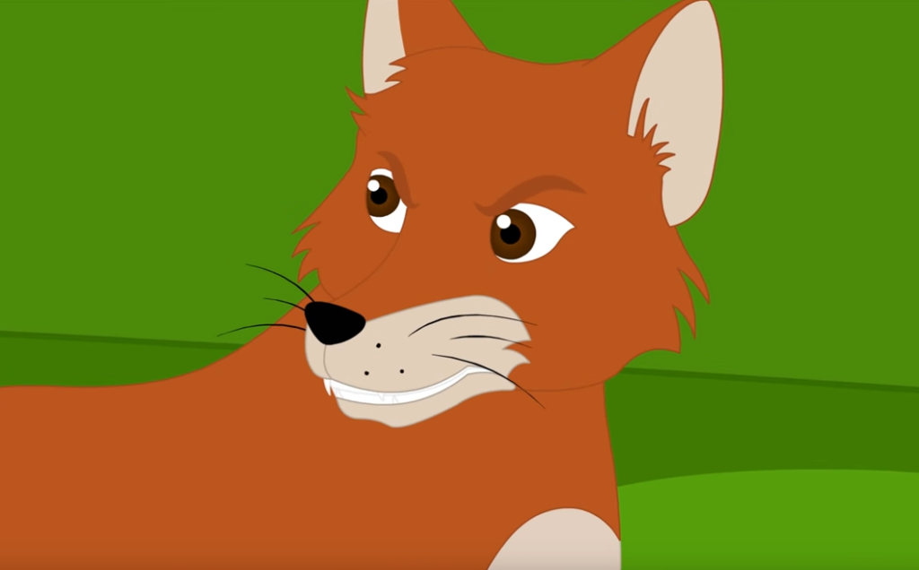 a fox shivered with anger