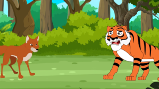 tiger talking to the fox